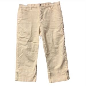 13. NYDJ Yellow Capri Jeans Size 10